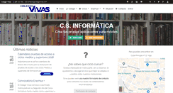 Desktop Screenshot of colegiovivas.com